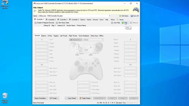 Pretvorite svoj igraoni kontroler u XBOX kontroler sa x360ce verzijom 4 [SR] [23.12.2020] смотреть онлайн