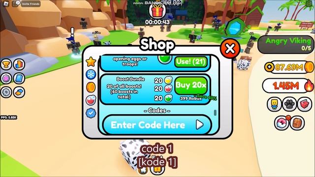 *NEW UPDATE CODES* [Dungeons!] Troop Army Simulator ROBLOX | LIMITED CODES TIME | March 25, 2023 смотреть онлайн