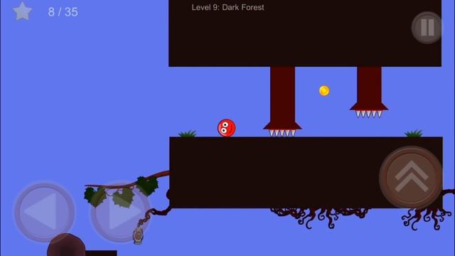 Новый КРАСНЫЙ ШАР 1. 7-10 УРОВНИ. Мультик ИГРА New Red Ball 1 смотреть онлайн