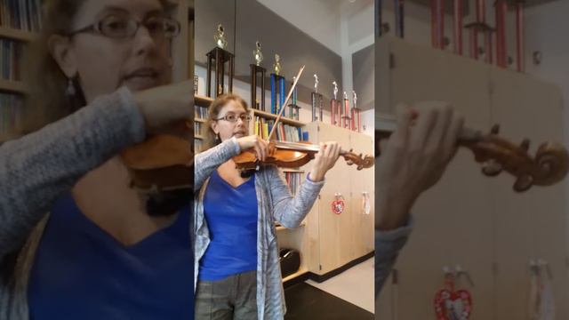 Violin and Viola practice video, Schradieck, first position number one смотреть онлайн
