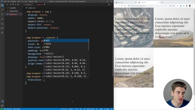 How To Create An Image Hover Effect With CSS смотреть онлайн