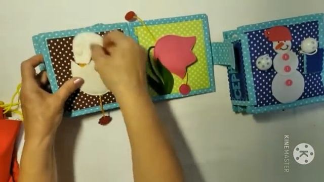 Развивающие книжки к Новому году мальчикам - двойняшкам(6мес). смотреть онлайн