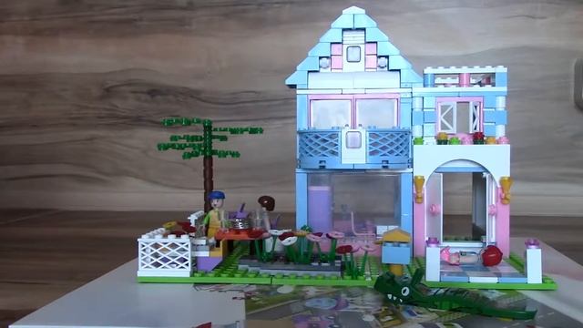 Art Manij Собираем конструктор Розовая Мечта "Загородная вилла" Sluban. Часть 4 смотреть онлайн