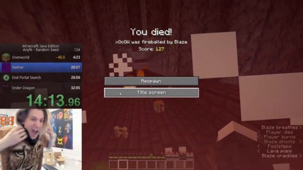 xQc Minecraft Speedrun Rage Moments #1