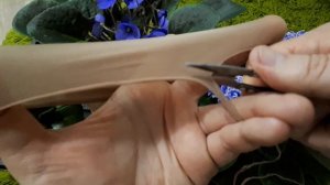 Заготавливаю долговечный фитиль. Наилучший автополив своими руками для фиалок, бегоний и др.