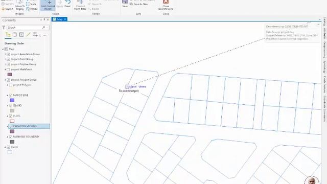 Georeference CAD data—ArcGIS Pro смотреть онлайн