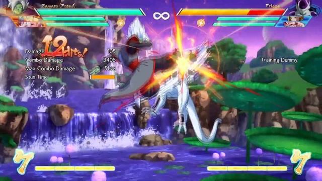 Dragon Ball FighterZ Fused Zamasu Short Solo Combo Video Exhibition (No Assist) смотреть онлайн
