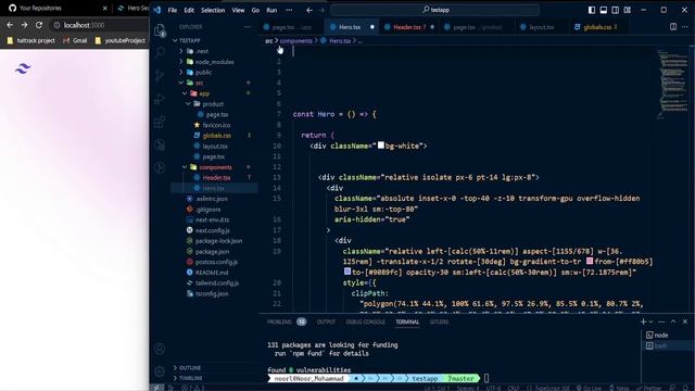 React tutorial for Beginners | Setup the environment and Create first React app using Nextjs смотреть онлайн