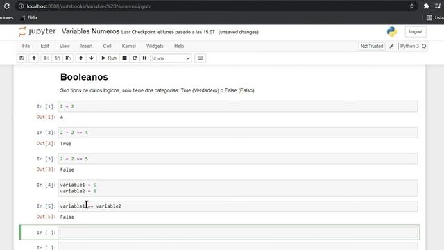Variables Booleanas en Python | Tipos de variables Boolenas | Curso Python 2021 смотреть онлайн