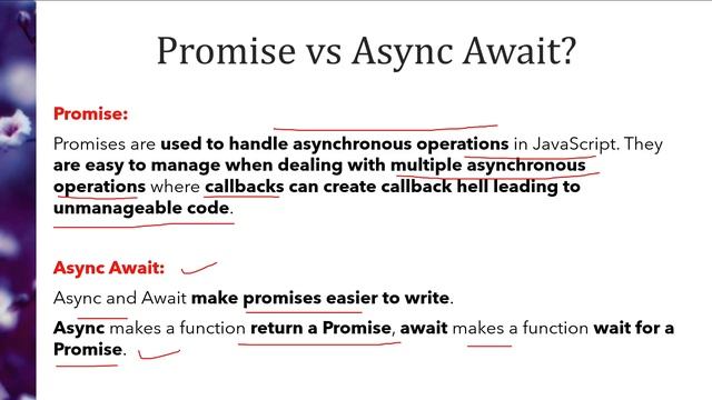 Promises vs Async Await in JavaScript | Promises vs Async Await in Hindi | Promises vs Async Await смотреть онлайн