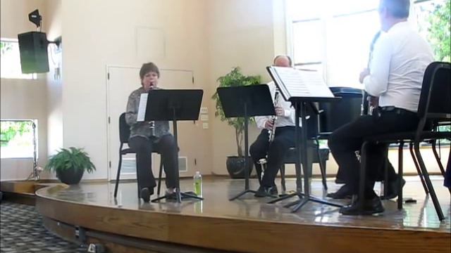 MOZART ADAGIO in F, K. 580 featuring CLARINETIST MICHELE ZUKOVSKY and BASSET HORN TRIO смотреть онлайн