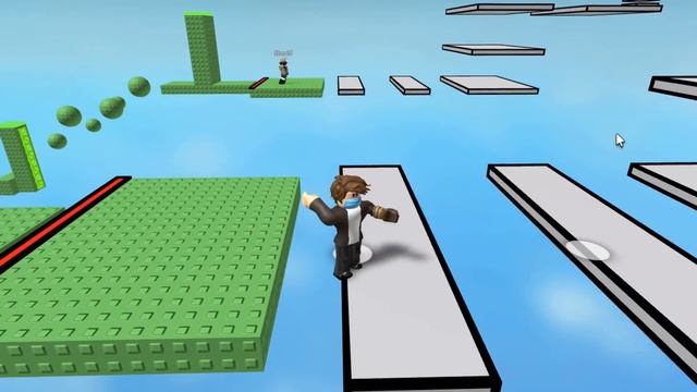 Click To Move Vs Average Obby Player смотреть онлайн