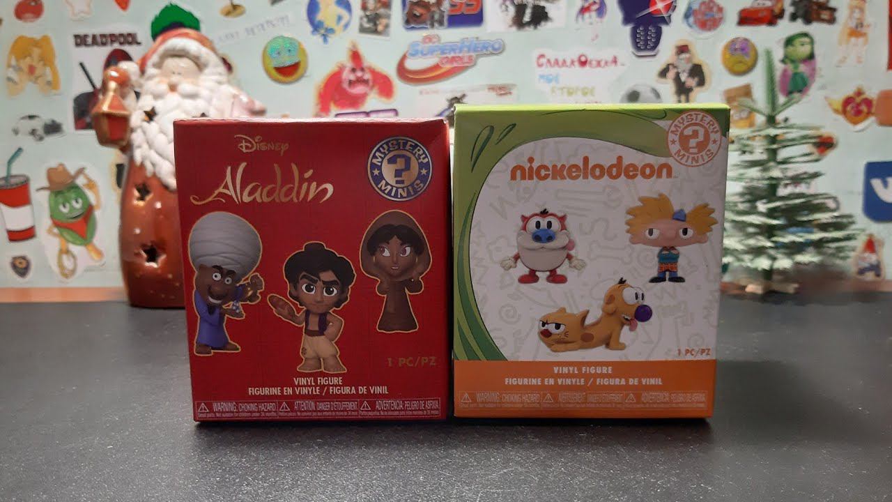 Mystery Minis по мультикам | Никелодеон / Аладдин / Распаковка! смотреть онлайн