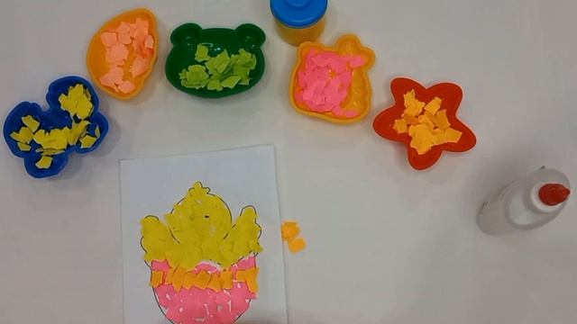 аппликация цыпленок своими руками для малышей смотреть онлайн