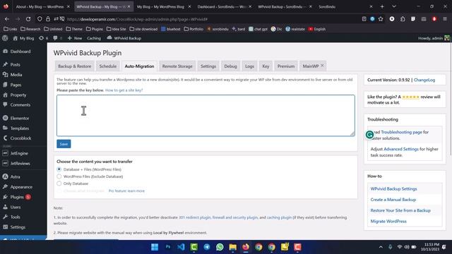 How To Migrate Your WordPress Website | in Wpvivid plugin 2023 | By @devamir74 смотреть онлайн