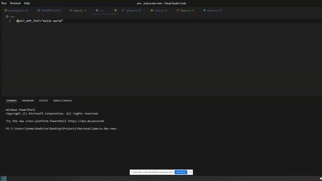 Environment variables in React смотреть онлайн