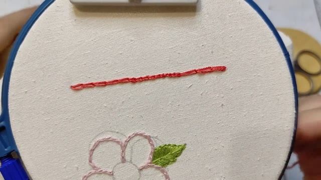 Тамбурный шов / мастер-класс / вышивка для начинающих смотреть онлайн