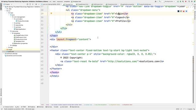 17 - SPRING BOOT 3 - ATELIER - THYMELEAF LAYOUT (navbar) смотреть онлайн