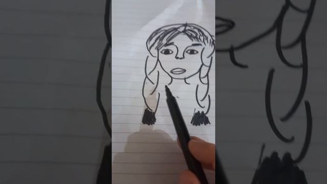 РИСУЕМ УЭНСДЕЙ ФЛОМАСТЕРАМИ смотреть онлайн