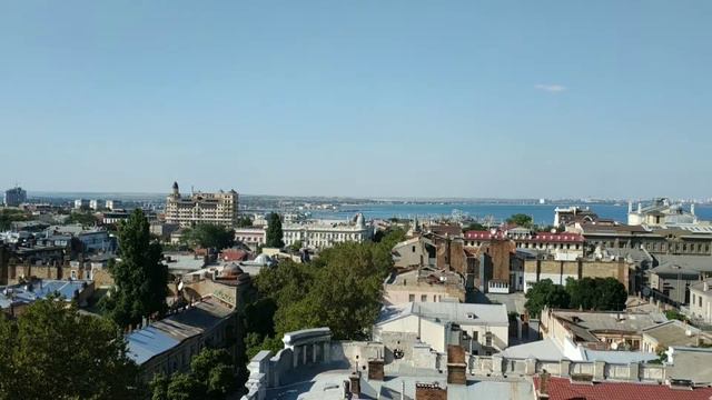 Панорамный вид на ОДЕССУ. Ресторан "ОБЛАКА". #одесса смотреть онлайн