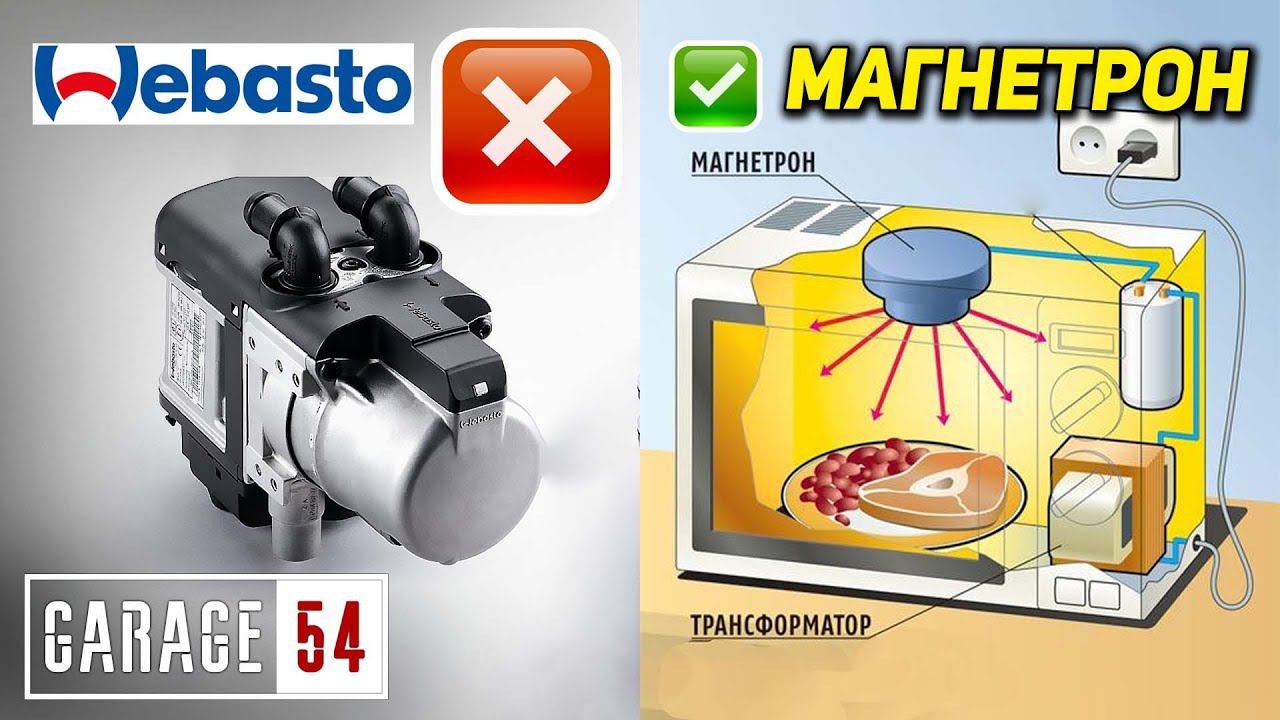 ВЕБАСТО из МИКРОВОЛНОВКИ или МАГНЕТРОН в КАРТЕР смотреть онлайн