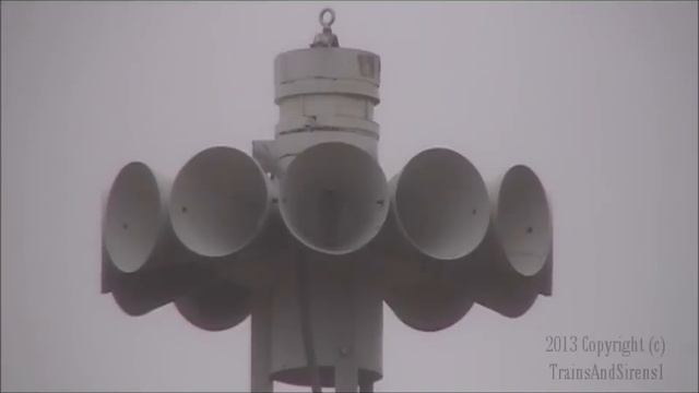 Federal Signal STH-10B, Attack - Clinton, SC 2/23/13 (Tornado Siren Test, HD)