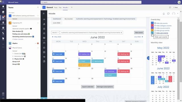 Merged Learning Environment (MLE) - an example [Moodle-on-Azure+Microsoft Teams] смотреть онлайн
