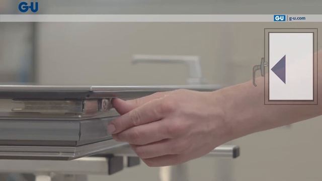 Скрытая оконная фурнитура для алюминиевых створок G-U ALU JET CC610. Монтаж. смотреть онлайн