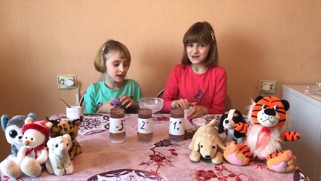 ЧЕЛЕНДЖ С СЕСТРОЙ. У кого самый красивый СЛАЙМ. смотреть онлайн