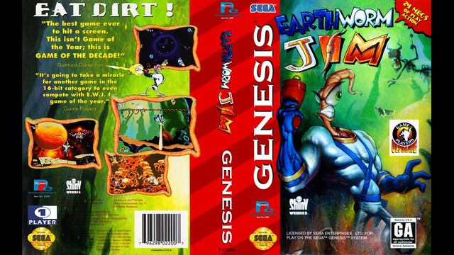 Earthworm Jim (Sega Genesis) OST - Game Over смотреть онлайн