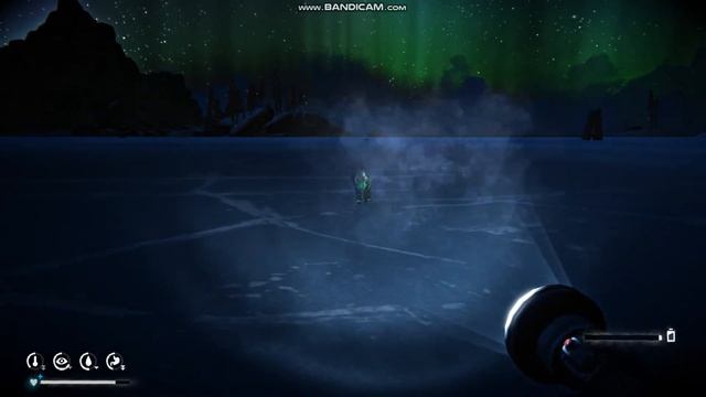 Пробуем фонарик на волках во время Авроры(The Long Dark) Северное сияние отпугиваем волков фонарико смотреть онлайн