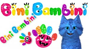 BINI BAMBINI КОТЁНОК АЛЬБО РИСУЕТ СИМПОТИЧНОГО  СТЕГОЗАВРА ? ДЕТСКАЯ РАЗВИВАЮЩАЯ ИГРА