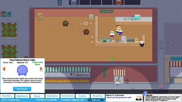 COFFEE SHOP SIMULATOR! Building a Coffee Shop Empire! - Beans Gameplay смотреть онлайн