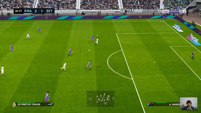 PES 2021 - Real Madrid vs Real Betis - La Liga Santander 2021 - Gameplay PC смотреть онлайн