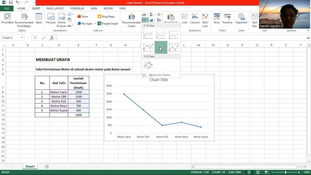 Microsoft Excel: cara membuat grafik di Excel. смотреть онлайн