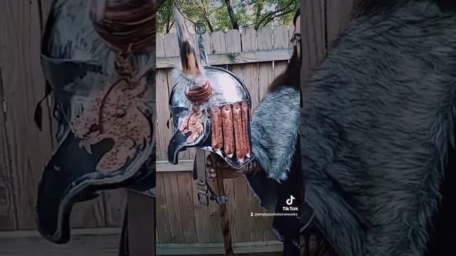 Skull helmet build reveal medieval armor hand forged metal cosplay смотреть онлайн
