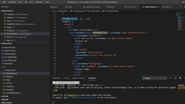 ReactJS for beginners - Part 6 (Create new Item component) смотреть онлайн