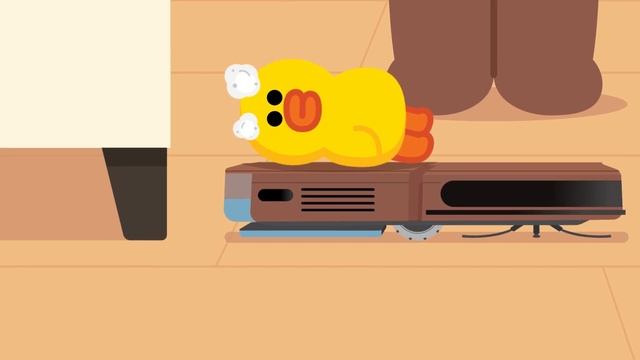 ECOVACS DEEBOT U3 LINE FRIENDS BROWN EDITION смотреть онлайн