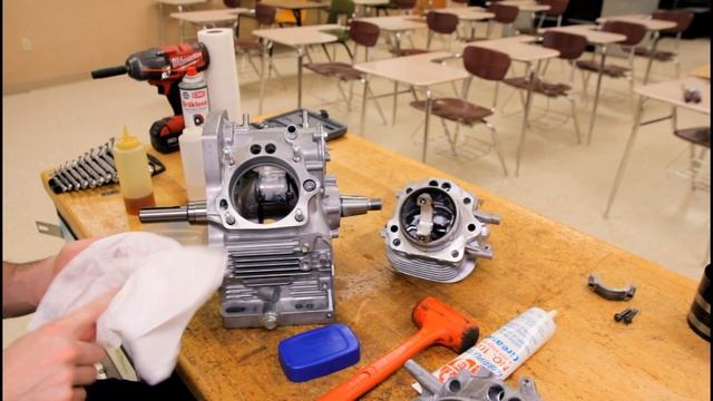 12 Honda GX 630 Cylinder Jug, Crank, Piston, Bearing Install смотреть онлайн