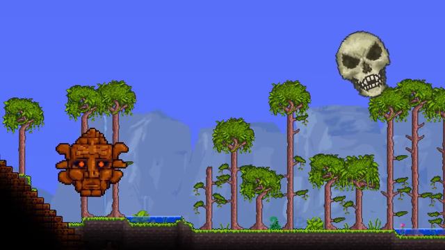 Terraria 100 mechanics vs Dungeon gaurdian смотреть онлайн