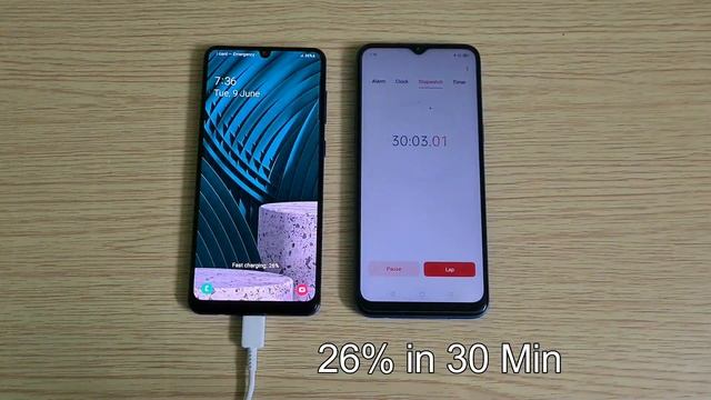 Samsung Galaxy A31 5000mAh Battery Charging Time Test смотреть онлайн