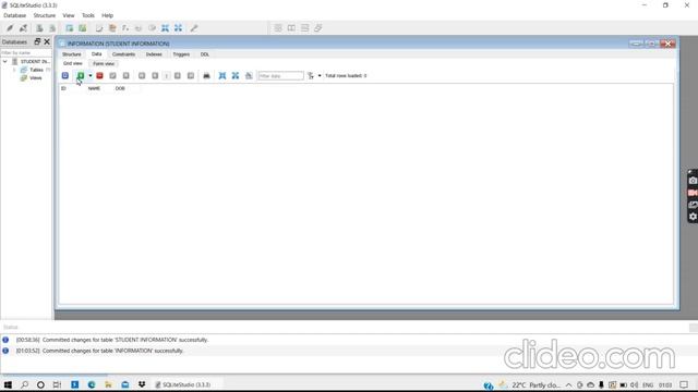 Create a database using SQLite смотреть онлайн