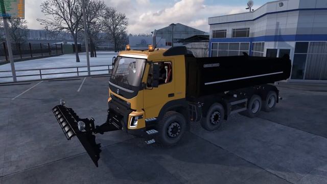 ✅[ETS2. V1.36]...PDT... Snow Plow for Volvo FMX *Nice Mod* смотреть онлайн