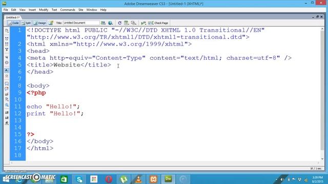 Php Difference Between Echo & Print Tutorial # 4 смотреть онлайн