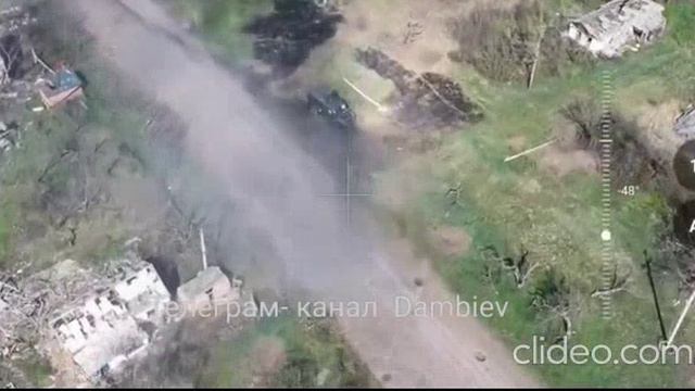 Первое подтвержденное поражение нового канадского бронеавтомобиля Senator MRAP, переданного украинск