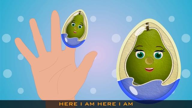 Pear Surprise Egg | Surprise Eggs Finger Family | Surprise Eggs Toys