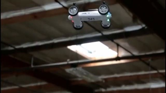 Квадрокоптер-машинка на радиоуправлении SYMA X9 Flying Car смотреть онлайн