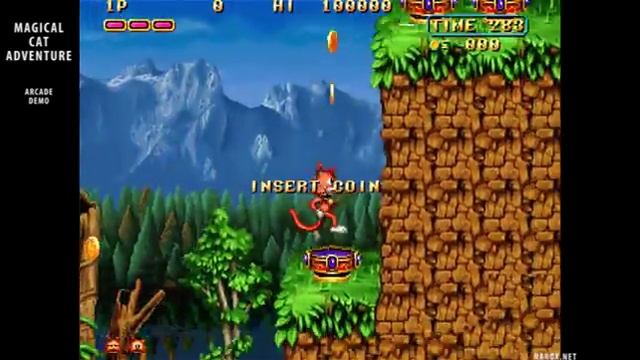 Magical Cat Adventure / arcade attract mode / 1993 смотреть онлайн