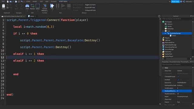 How To Use Random Number Generator With Proximity Prompt In Roblox Studio 2021 смотреть онлайн