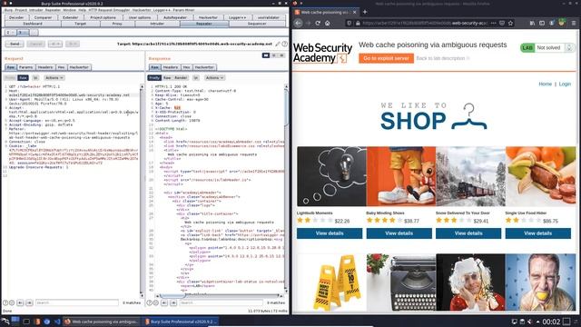Web cache poisoning via ambiguous requests (Video solution, Audio) смотреть онлайн